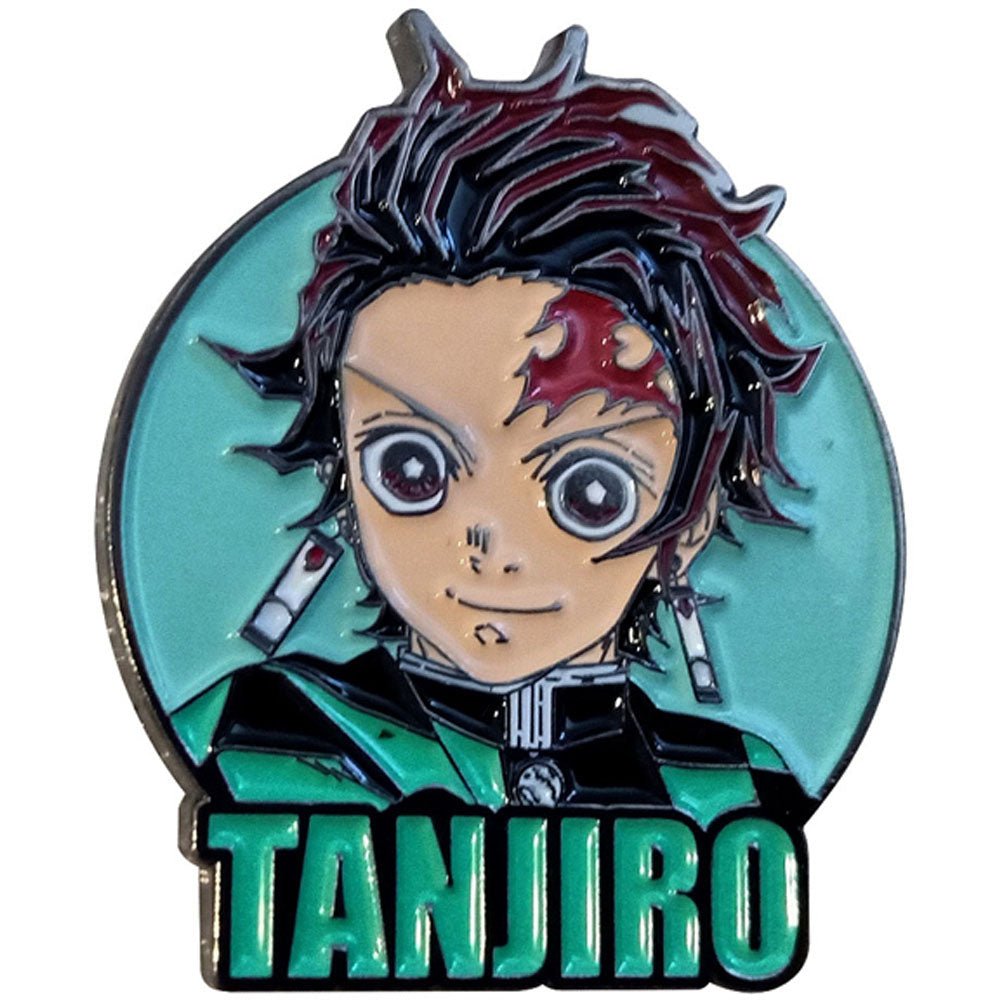 DEMON SLAYER 鬼滅の刃 - TANJIRO ENAMEL PIN / バッジ - PGS